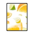 thumbnail image 1 of CADecor Lemon Pattern Fleece Blanket Throws 58x80 inches, 1 of 3