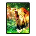 thumbnail image 1 of CADecor Lion Blanket Fleece Throw Blanket for Sofa or Bed 58x80 inches, 1 of 3