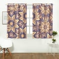 thumbnail image 1 of CADecor Mandala Window Treatment Panel Curtains Window Curtain Kitchen Curtain,Two Piece 26x39 Inches, 1 of 4