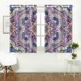 thumbnail image 1 of CADecor Mandala Window Treatment Panel Curtains Window Curtain Kitchen Curtain,Two Piece 26x39 Inches, 1 of 4