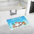 thumbnail image 1 of CADecor Merry Christmas!Santa Claus, Snowman Non-Slip Bath Mat Rug Bath Doormat Floor Rug 30x18 inches, 1 of 1