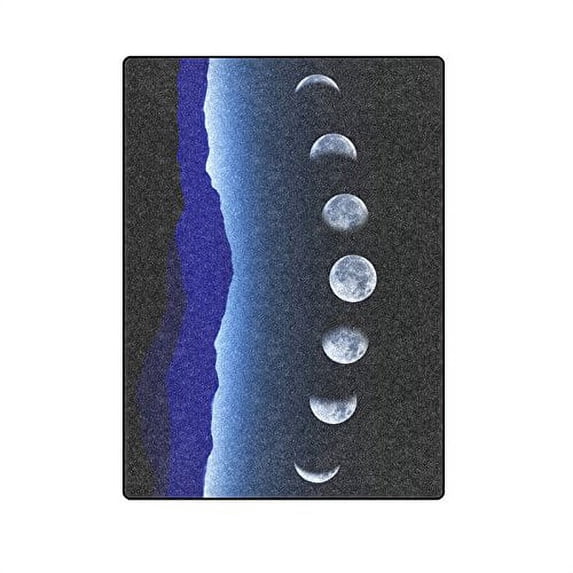 CADecor Moon Throw Blanket Bed Sofa Blanket 58x80 inches
