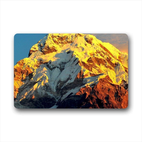 CADecor Mountain Doormat Indoor Outdoor Floor Rug 30x18 inches