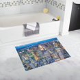 thumbnail image 1 of CADecor New York City Skyline Urban Skyscraper Non-Slip Bath Mat Rug Bath Doormat Floor Rug 30x18 inches, 1 of 2