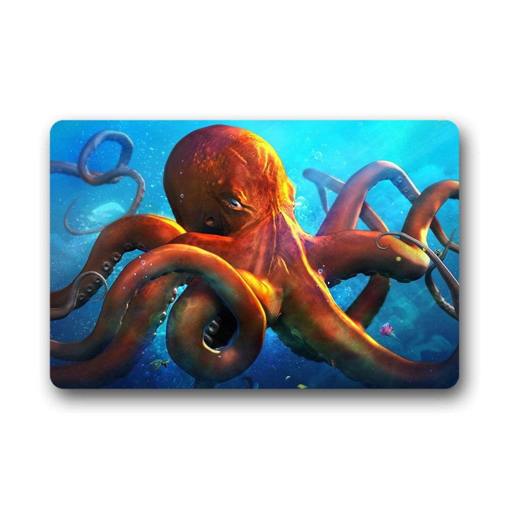 CADecor Octopus Doormat Indoor Outdoor Floor Rug 30x18 inches - Walmart.com