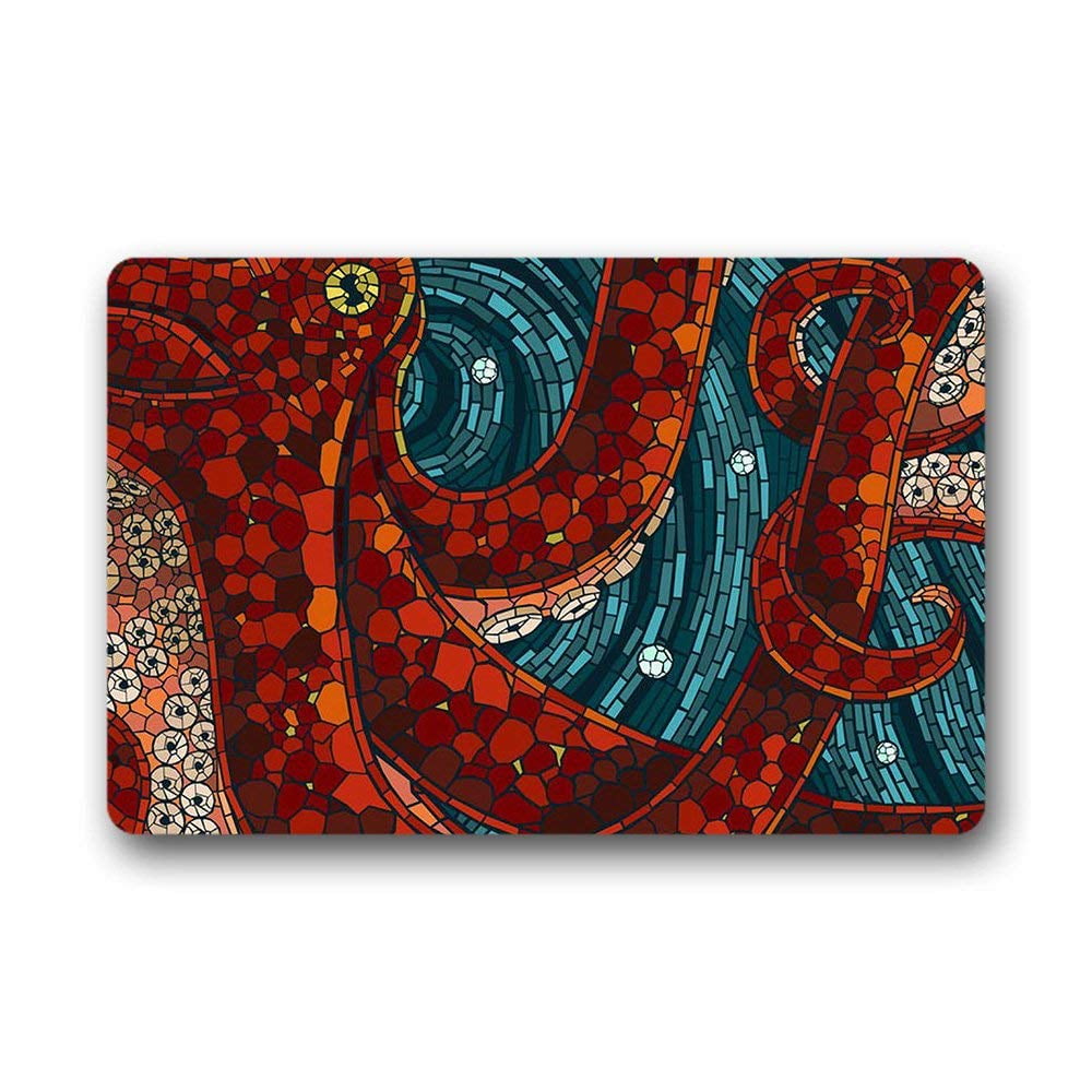 CADecor Octopus Doormat Indoor Outdoor Floor Rug 30x18 inches - Walmart.com