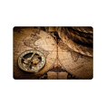 thumbnail image 1 of CADecor Old Compass And Rope Indoor/Outdoor Doormat 23.6x15.7 inches, 1 of 1