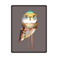 thumbnail image 1 of CADecor Owl Fleece Blanket Throw Blanket 58x80 inches, 1 of 1