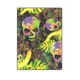 thumbnail image 1 of CADecor Palm Leaves And Skulls Blanket Throw Super Soft Warm Bed or Couch Blanket 58x80 inches, 1 of 2