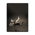 thumbnail image 1 of CADecor Paper Crane Fleece Blanket Throws 58x80 inches, 1 of 3