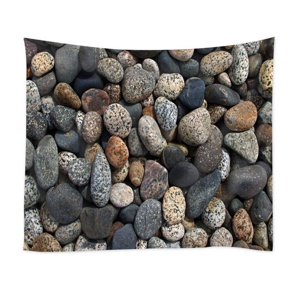 CADecor Pebbles Stone Home Decor Wall Hanging Tapestry 60x80 Inch