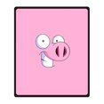 thumbnail image 1 of CADecor Pig Blanket Fleece Throw Blanket for Sofa or Bed 58x80 inches, 1 of 3
