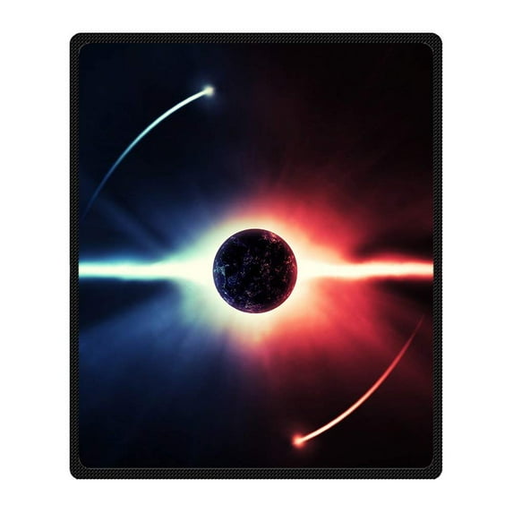 CADecor Planet Blanket Fleece Throw Blanket for Sofa or Bed 58x80 inches
