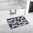 thumbnail image 1 of CADecor Psychedelic Vintage Floral Pattern Bathroom Mat Bath Rug, Doormat 30x18 inches, 1 of 2