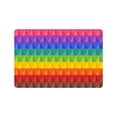 thumbnail image 1 of CADecor Rainbow Geometric Pattern Non-Slip Indoor/Outdoor Doormat 23.6x15.7 inches, 1 of 1