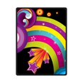 thumbnail image 1 of CADecor Rainbow Star Fleece Blanket Throws 58x80 inches, 1 of 3