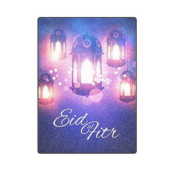 CADecor Ramadan Kareem Couch Sofa or Bed Fleece Blanket Throw 58x80 inches