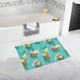 thumbnail image 1 of CADecor Realistic Fruit Pineapple Coconut And Watermelon Non-Slip Bath Mat Rug Bath Doormat Floor Rug 30x18 inches, 1 of 1