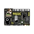 thumbnail image 1 of CADecor Retro Music Non-Slip Indoor/Outdoor Doormat 23.6x15.7 inches, 1 of 1