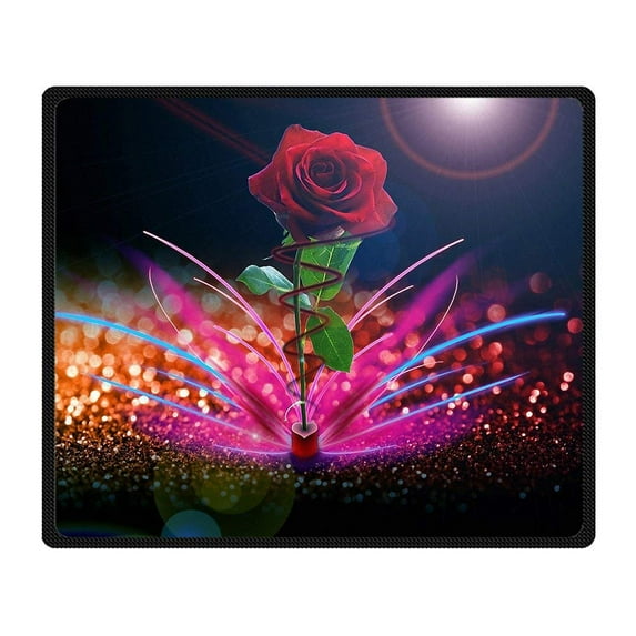 CADecor Rose Blanket Fleece Throw Blanket for Sofa or Bed 58x80 inches