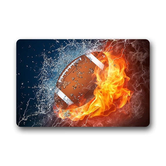 CADecor Rugby Doormat Indoor Outdoor Floor Rug 30x18 inches