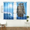 thumbnail image 1 of CADecor Sailboat Print Sail Boat Art Window Treatment Panel Curtains Window Curtain Kitchen Curtain,Two Piece 26x39 Inches, 1 of 4