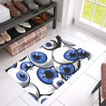 thumbnail image 1 of CADecor Scary Fantasy Blue Eyes Non-Slip Bath Mat Rug Bath Doormat Floor Rug 30x18 inches, 1 of 2