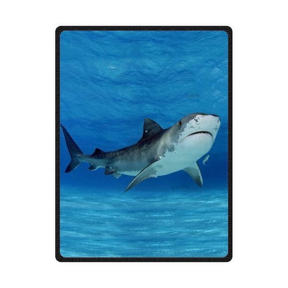 CADecor Shark Fleece Blanket Throw Blanket 58x80 inches