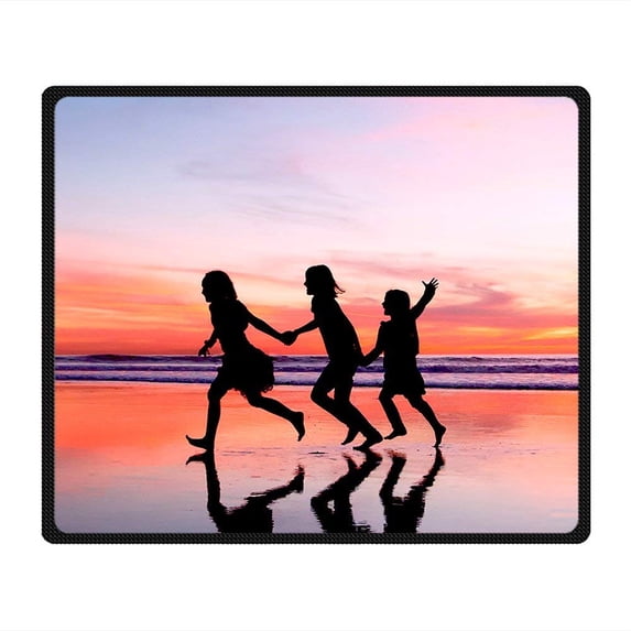 CADecor Silhouette Blanket Fleece Throw Blanket for Sofa or Bed 58x80 inches