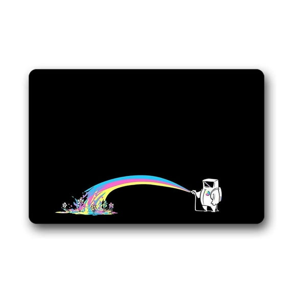 CADecor Simple Doormat Indoor Outdoor Floor Rug 30x18 inches