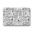 thumbnail image 1 of CADecor Sketch Doormat Indoor Outdoor Floor Rug 23.6x15.7 inches, 1 of 2