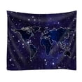 thumbnail image 1 of CADecor Space Continents Map Home Decor Wall Hanging Tapestry 51x60 Inch, 1 of 1