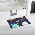 thumbnail image 1 of CADecor Space Infographics Elements Doormat Non Slip Bathroom/Floor Mats Bath Rug 30x18 inches, 1 of 1