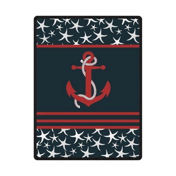 CADecor Starfish Fleece Blanket Throw Blanket 58x80 inches