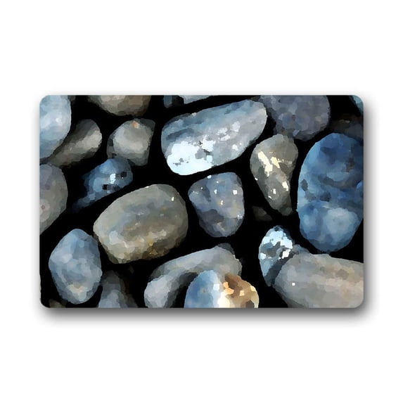 CADecor Stone Doormat Indoor Outdoor Floor Rug 30x18 inches