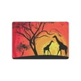 thumbnail image 1 of CADecor Sunset Afirca Landscape Door Mat Home Decor, Funny Animal Giraffe Indoor Outdoor Entrance Doormat 23.6x15.7 Inches, 1 of 2