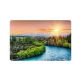thumbnail image 1 of CADecor Sunset Clutha River Door Mat Home Decor, Mysterious Green Trees Indoor Outdoor Entrance Doormat 23.6x15.7 Inches, 1 of 2