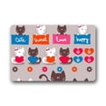thumbnail image 1 of CADecor Sweet Love and Cute Kitten Doormat Mat 23.6x15.7 inches, 1 of 2