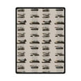 thumbnail image 1 of CADecor Tank Pattern Fleece Blanket Throws 58x80 inches, 1 of 3