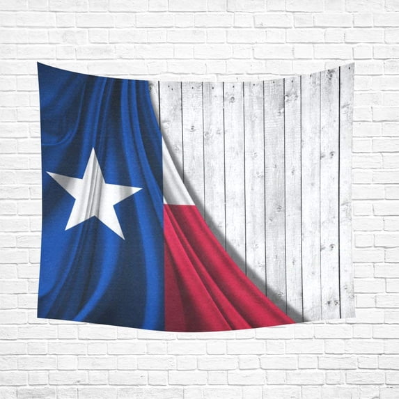 CADecor Texas Flag Home Decor Tapestry Wall Art Wall Tapestry 60x80 Inches