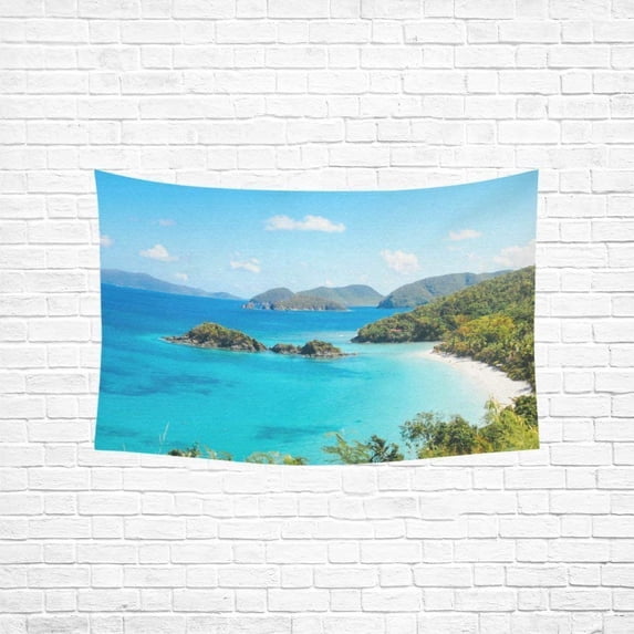 CADecor The Beautiful Sea Scenery Bedspread Dorm Decor Wall Hanging Tapestry 60x80 inches