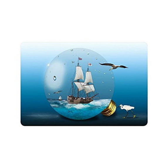 CADecor The Light Bulb Sailing Non-Slip Indoor/Outdoor Doormat 23.6x15.7 inches