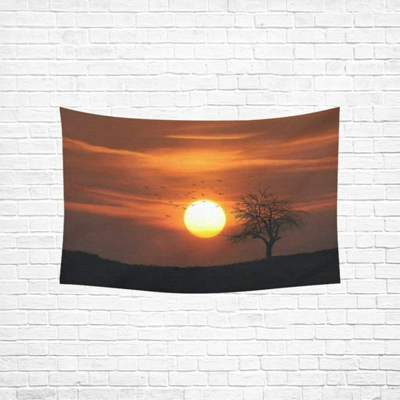 CADecor The Setting Sun Bedspread Dorm Decor Wall Hanging Tapestry 60x90 inches
