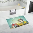thumbnail image 1 of CADecor Tourism And Travel Car With Luggage Bath Rug Doormat Floor Rug 30x18 inches, 1 of 2