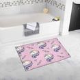 thumbnail image 1 of CADecor Unicorn Pop Art on the Pink Background Bath Rug Bathroom Mat Doormat 30x18 inches, 1 of 2