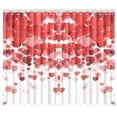 thumbnail image 1 of CADecor Valentines Day Background Window Curtain Window Treatments Kitchen Curtains 26x39 inches, 2 Pieces, 1 of 3