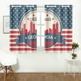 thumbnail image 1 of CADecor Vintage Georgia State Atlanta SkylineWindow Treatment Panel Curtains Window Curtain Kitchen Curtain,Two Piece 26x39 Inches, 1 of 4
