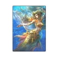 thumbnail image 1 of CADecor Vintage Mermaid Throw Blanket Bed Sofa Blanket 58x80 inches, 1 of 3