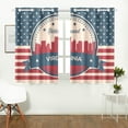thumbnail image 1 of CADecor Vintage Virginia State Richmond SkylineWindow Treatment Panel Curtains Window Curtain Kitchen Curtain,Two Piece 26x39 Inches, 1 of 4
