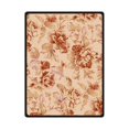 thumbnail image 1 of CADecor Warm Feeling Flower Bloom Pattern Fleece Blanket Throws 58x80 inches, 1 of 3